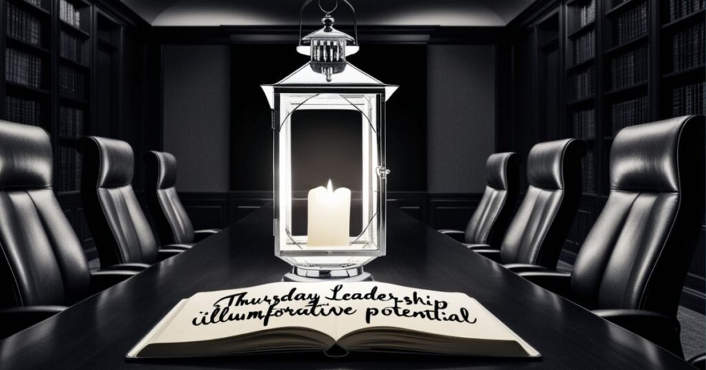 Thursday Positive Quotes  "Thursday leadership illuminates transformative potential.