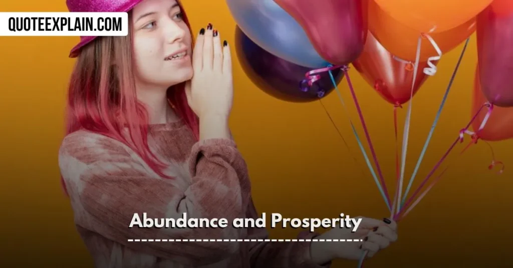 Abundance and Prosperity 