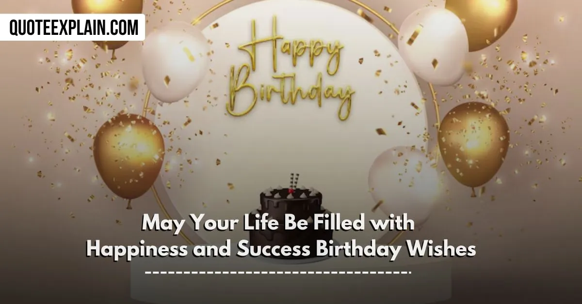 birthday wishes for success