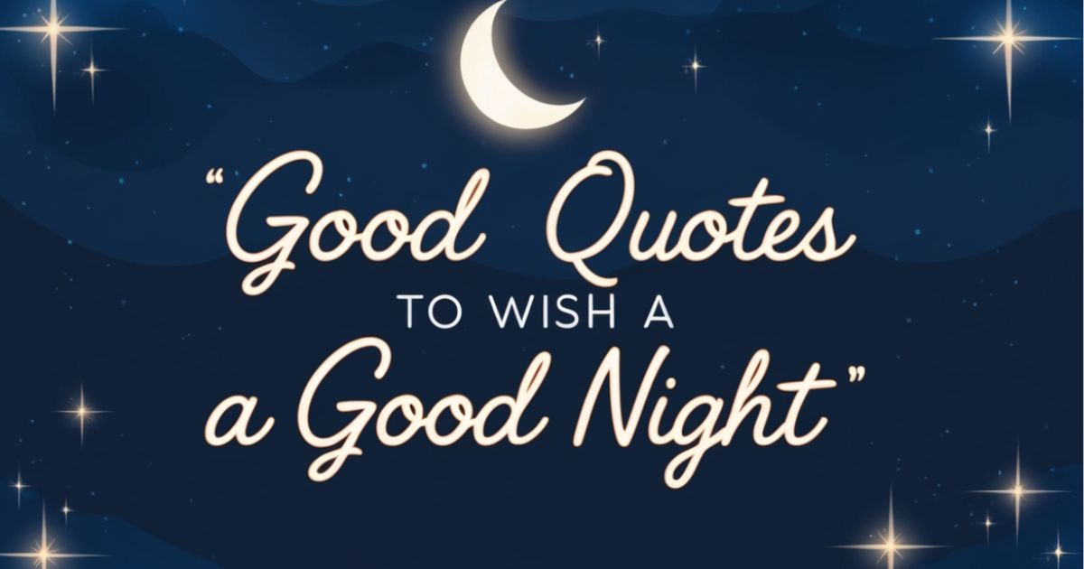 special good night quotes