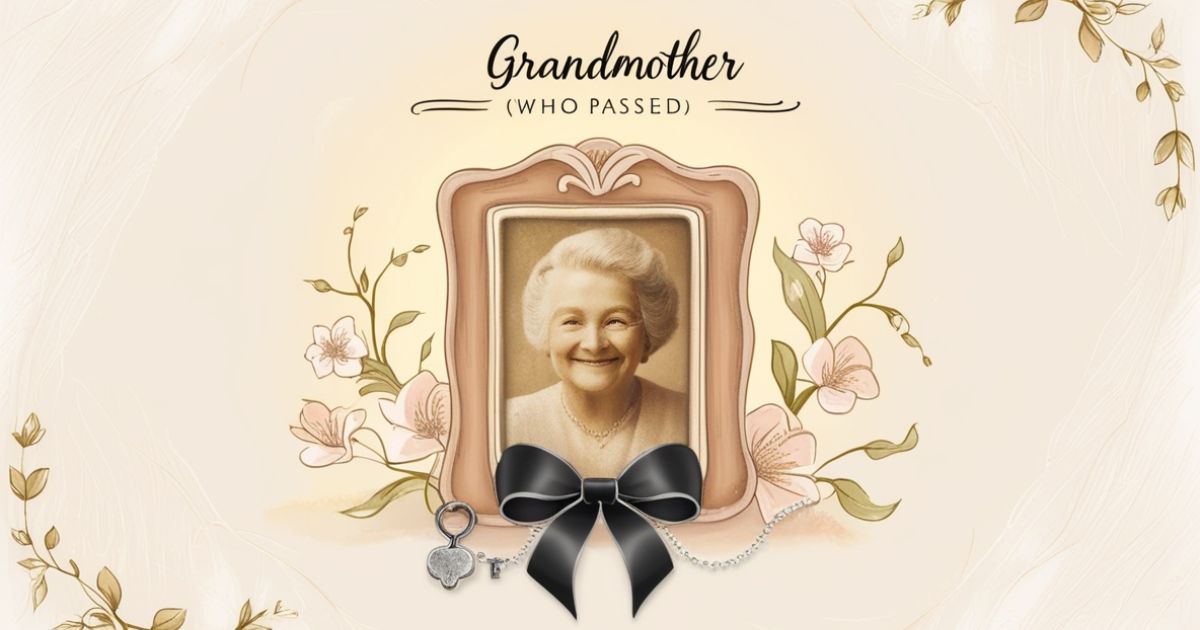 Short Message for Grandmother Who Passed Away