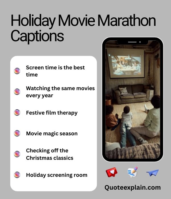 Holiday Movie Marathon Captions