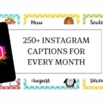 Instagram Captions for Every Month of a Year