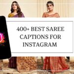 Saree Captions for Instagram