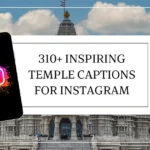 Temple Captions for Instagram