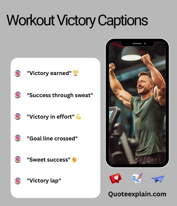 Workout Victory Captions